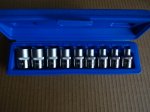 E-Torx Stecknussatz 1/2" 9tlg. kurz